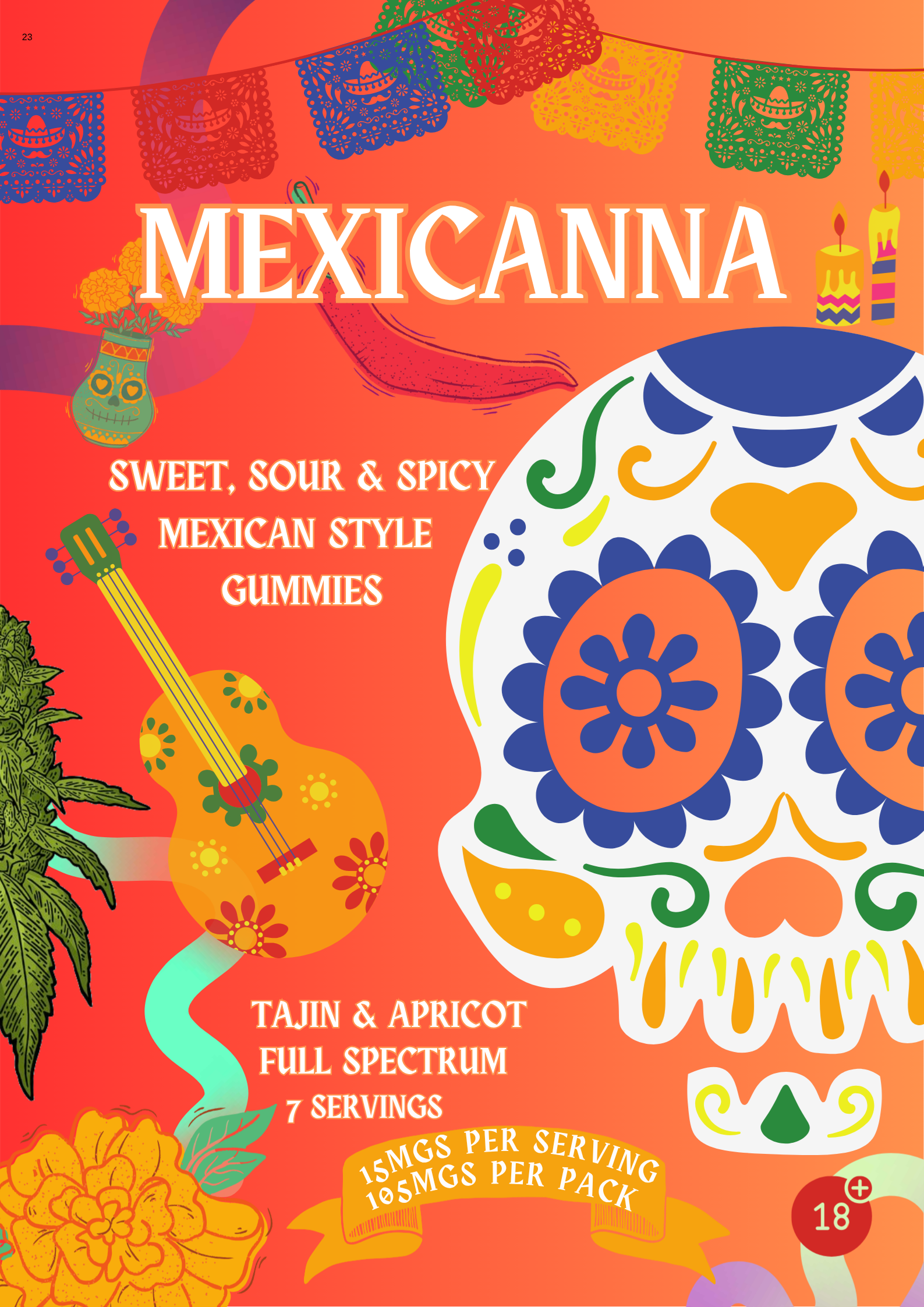 15mg Mexicanna Gummies - 7pack